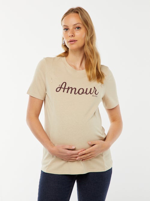 T-shirt d'allaitement - Kiabi