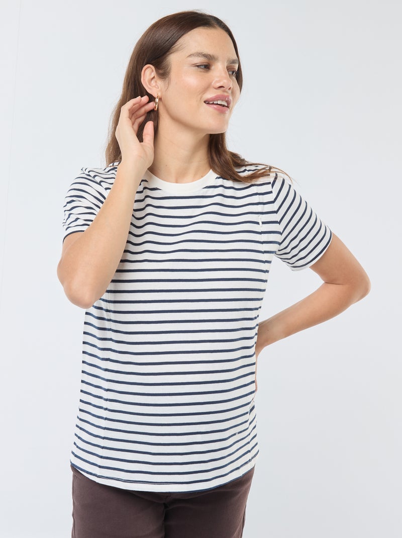 T-shirt d'allaitement Blanc - Kiabi