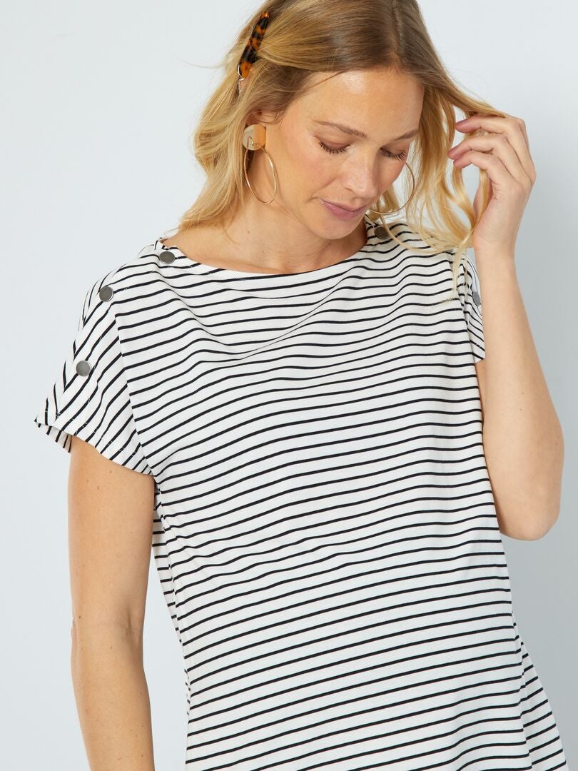 T-shirt d'allaitement Blanc - Kiabi