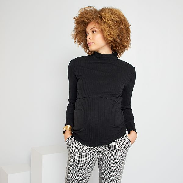 tee shirt allaitement ouverture coté