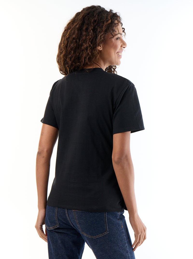 T-shirt d'allaitement Noir - Kiabi