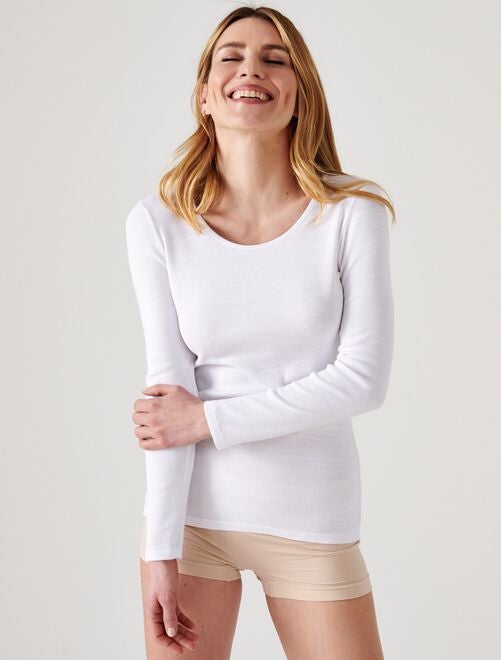 T-shirt col zippé Activ Body Thermolactyl femme - Sous-vêtements