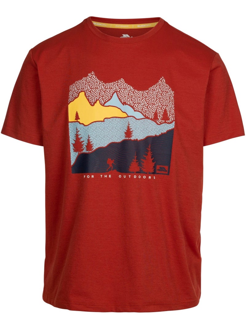 T-shirt danub - trespass Rouge foncé - Kiabi