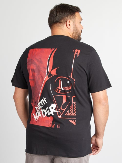 T-shirt 'Dark Vador' 'Star Wars' manches courtes - Kiabi