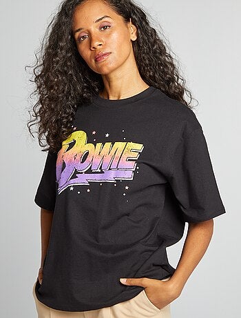 T-shirt 'David Bowie' en jersey