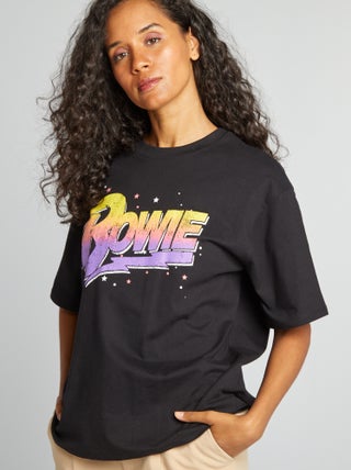 T-shirt 'David Bowie' en jersey