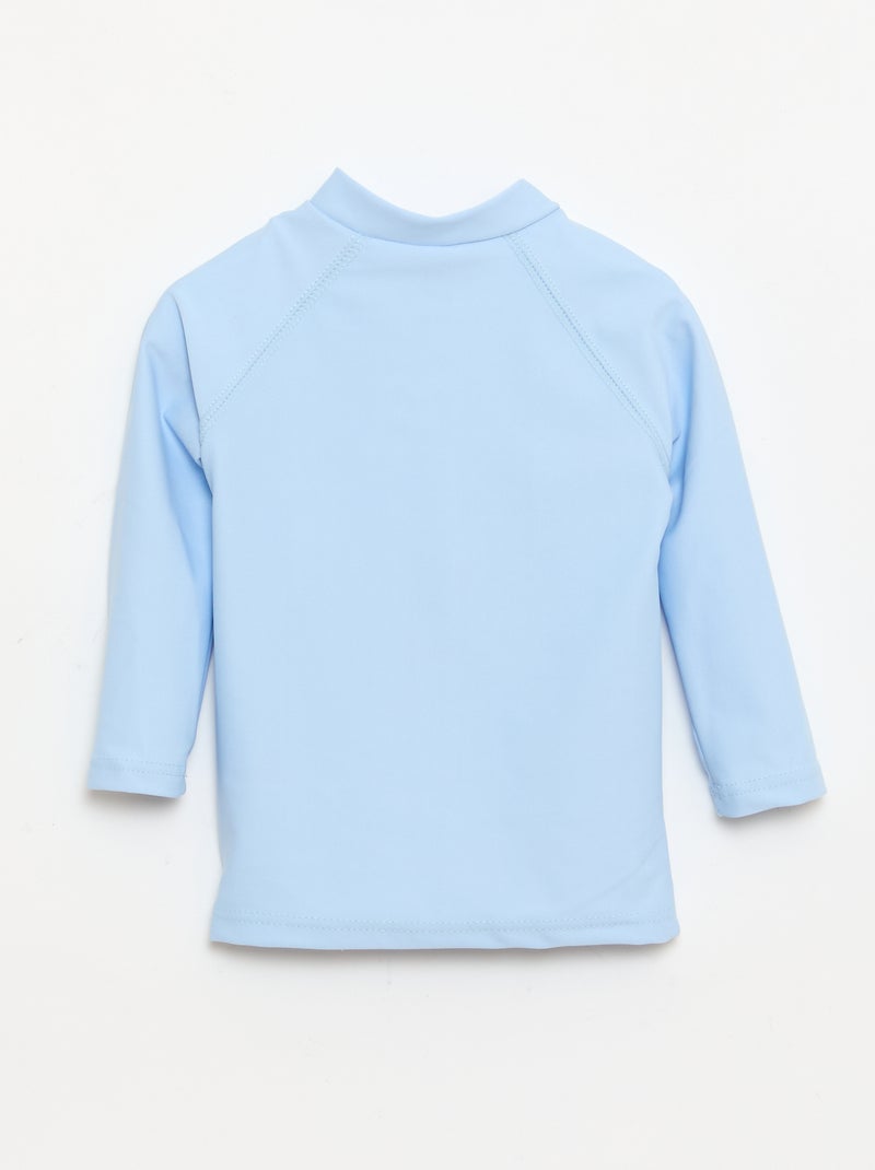 T-shirt de bain à manches longues Bleu - Kiabi