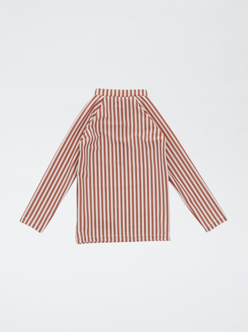 T-shirt de bain à manches longues MARRON - Kiabi