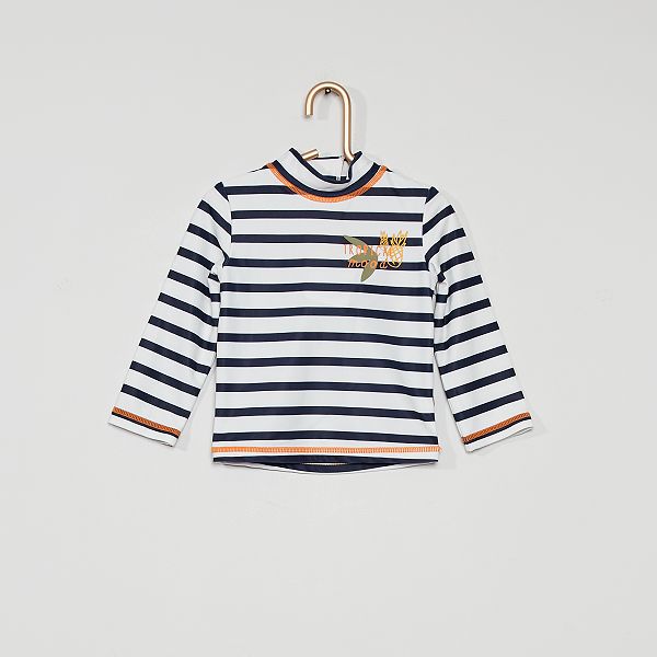 T Shirt De Bain Anti Uv Bebe Garcon Blanc Kiabi 8 00