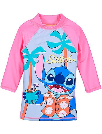 T-shirt de Bain Anti-UV Lilo & Stitch | Licence Officielle