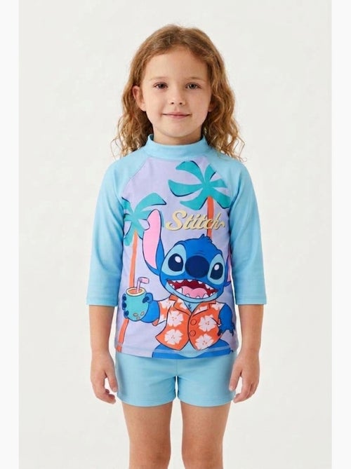 T-shirt de Bain Anti-UV Lilo & Stitch   | Licence Officielle - Kiabi