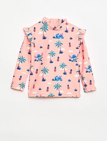 T-shirt de bain 'Stich' 'Disney' avec volants