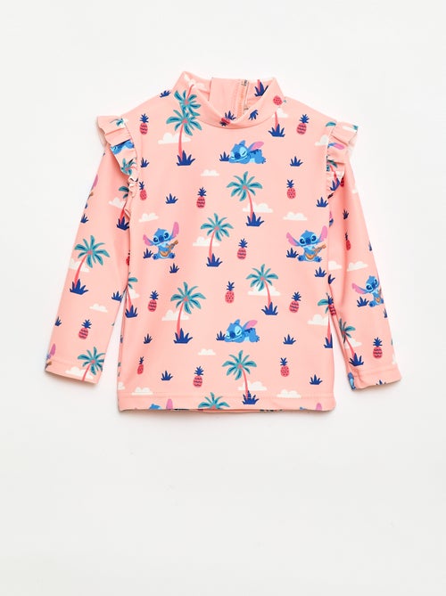 T-shirt de bain 'Stich' 'Disney' avec volants - Kiabi