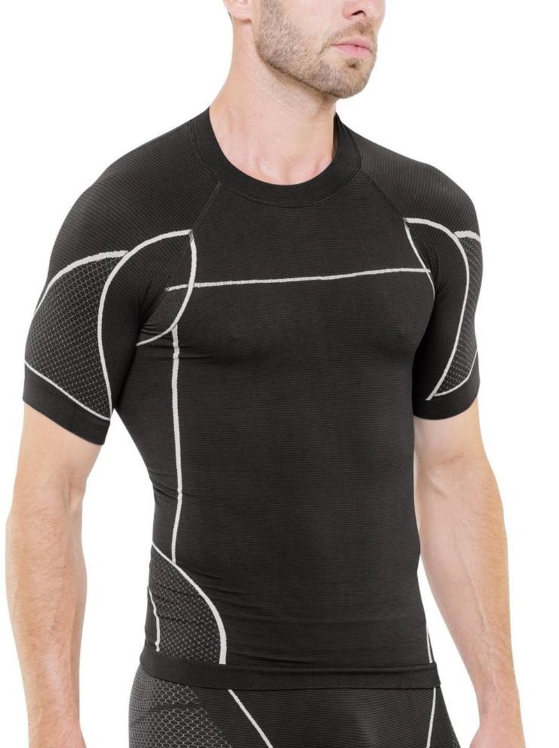 T-shirt de compression running Cellutex Noir - Kiabi