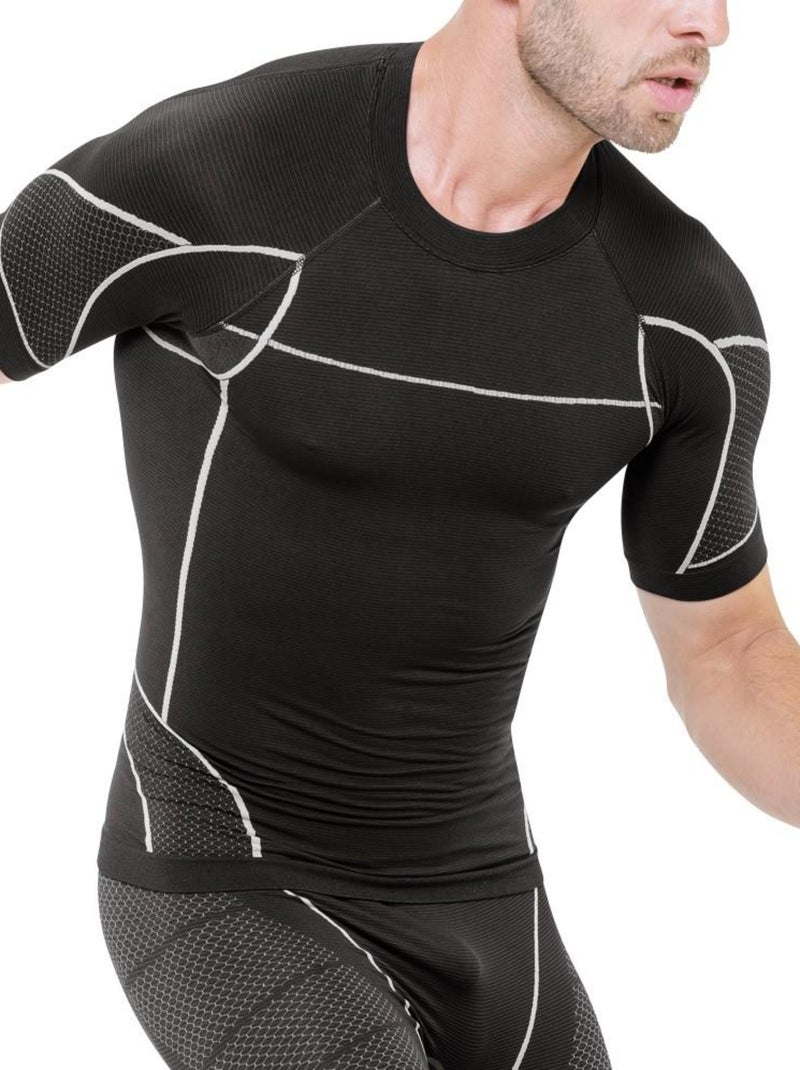 T-shirt de compression running Cellutex Noir - Kiabi