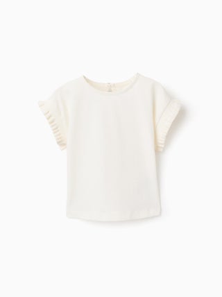 T-shirt de Coton à Manches Kimono