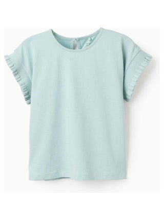 T-shirt de Coton à Manches Kimono