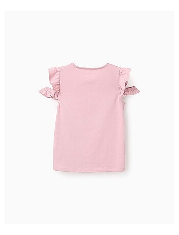 T-shirt de Coton avec Épaules Dénudées Minnie