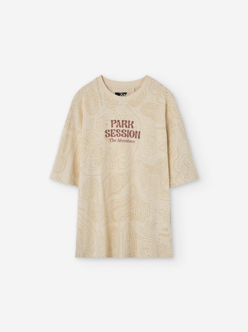 T-shirt de Coton avec Motif et Imprimé - Kiabi
