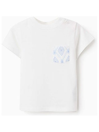 T-shirt de Coton avec Poche