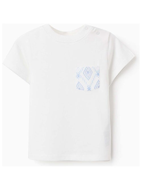 T-shirt de Coton avec Poche - Kiabi