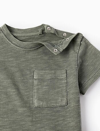 T-Shirt Manches Courtes Chicco Bébé Garçon - 100% Coton Avec Impression