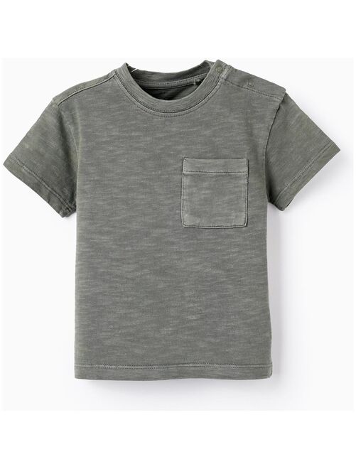 T-Shirt De Coton Avec Poche Pour Bébé Garçon manches courtes CUBA - Kiabi