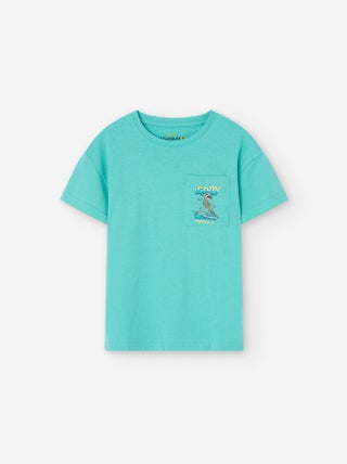 T-shirt de Coton avec Poche