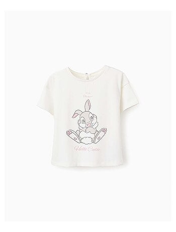 T-shirt de Coton Imprimé Bambi