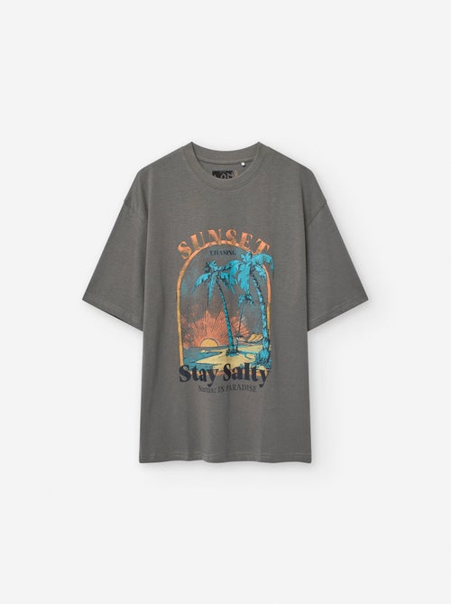 T-Shirt de Coton Imprimé - Kiabi