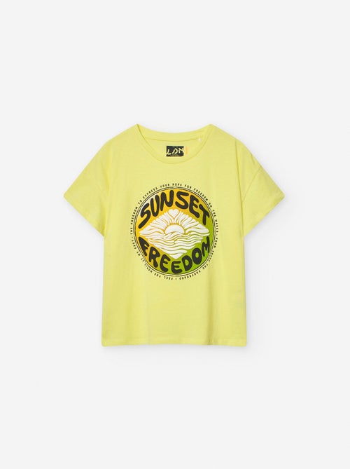 T-shirt de Coton Imprimé - Kiabi
