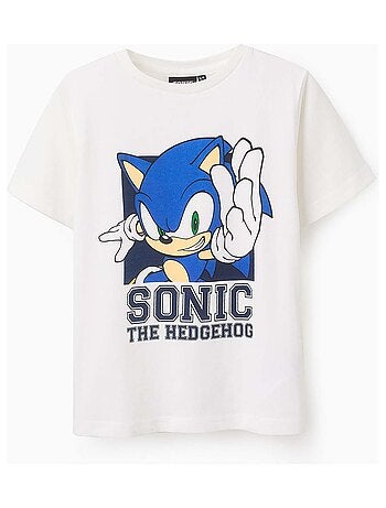 T-shirt de Coton Sonic