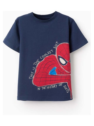 T-Shirt de Coton Spiderman