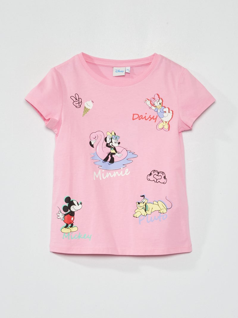 T-shirt de 'Disney'  manches courtes Rose - Kiabi