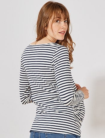 T-shirt de grossesse 'éco-conception' - Kiabi