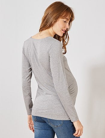 T-shirt de grossesse 'éco-conception' - Kiabi