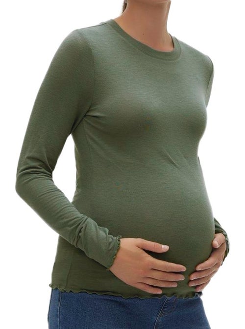 T-shirt de Grossesse Manches Longues Femme Vero Moda - Kiabi