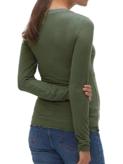 T-shirt de Grossesse Manches Longues Femme Vero Moda - Kiabi