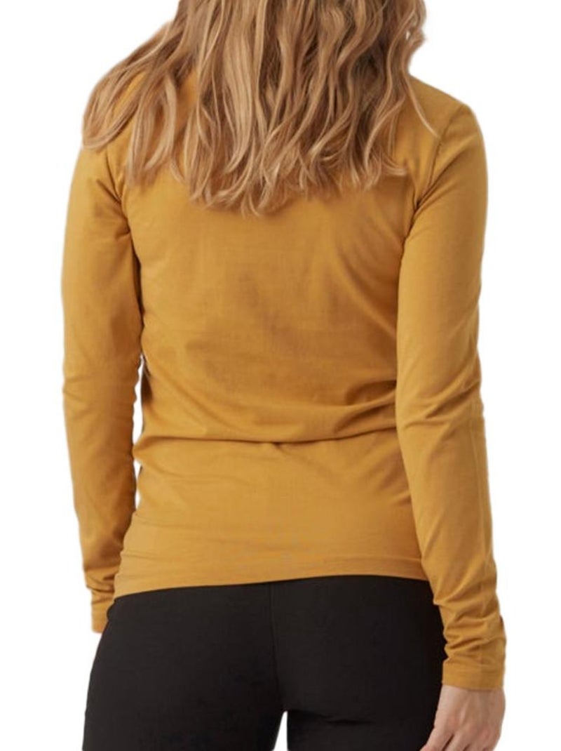 T-shirt de Grossesse Manches Longues Mamalicious Jaune - Kiabi
