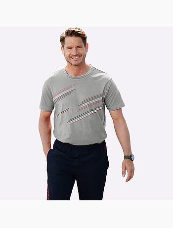 T-shirt de loisirs imprimé graphique - taille standard - moda vilona