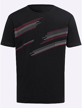 T-shirt de loisirs imprimé graphique - taille standard - moda vilona