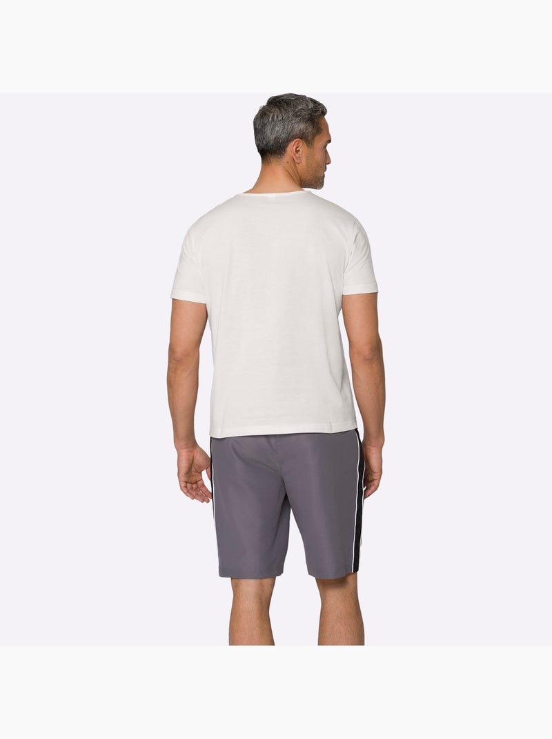 T-shirt de loisirs sport et loisirs - taille standard - moda vilona Blanc - Kiabi