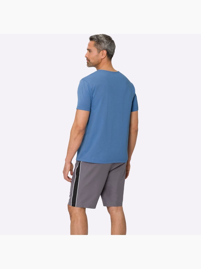 T-shirt de loisirs sport et loisirs - taille standard - moda vilona Bleu - Kiabi