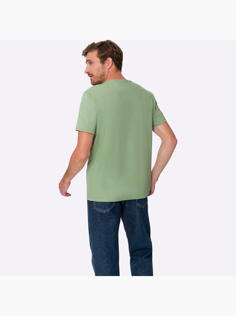 T-shirt de loisirs sport et loisirs - taille standard - moda vilona Vert eucalyptus - Kiabi