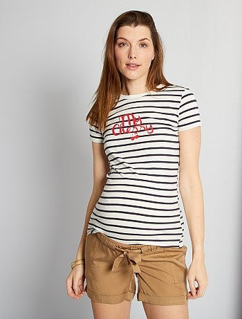 T-shirt de maternité éco-conçu