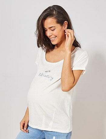 T-shirt de maternité éco-conçu
