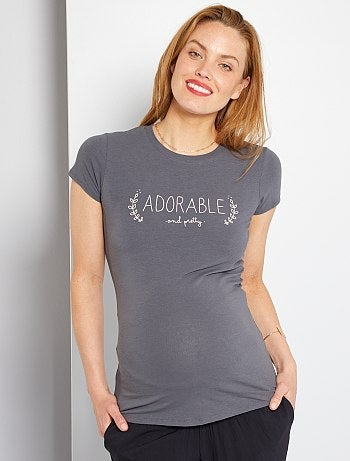 T-shirt de maternité éco-conçu