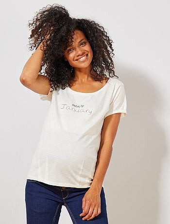 T-shirt de maternité éco-conçu