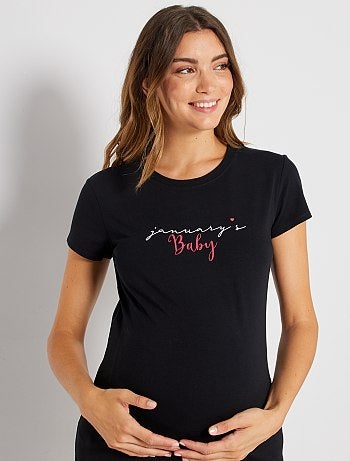 T-shirt de maternité éco-conçu