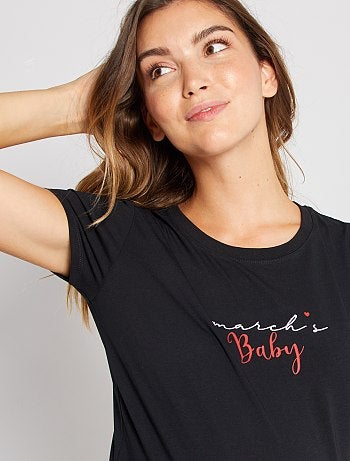 T-shirt de maternité éco-conçu